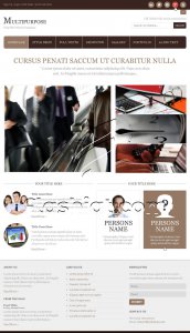 Multipurpose - Free PSD Template