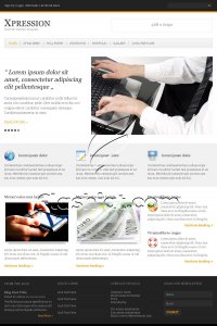 Xpression - Free PSD Template