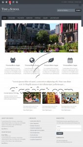 Time 4 School - Free PSD Template