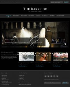 The Darkside - Free PSD Template