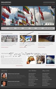 Smashing - Free PSD Template