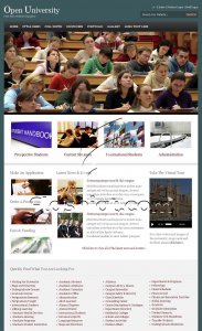 Open University - Free PSD Template