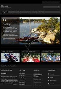 PhotoArt - Free PSD Template