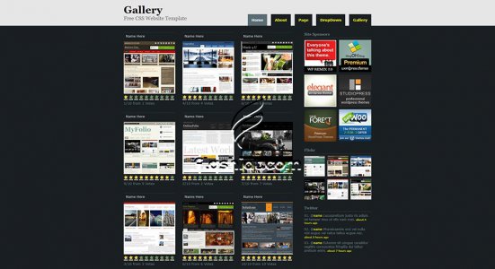 Gallery - Free XHTML & CSS Template