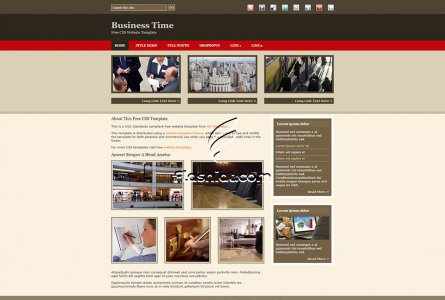 Business Time - Free XHTML & CSS Template