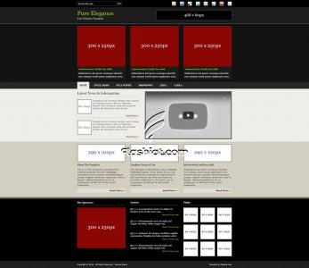 Pure Elegance - Free XHTML & CSS Template