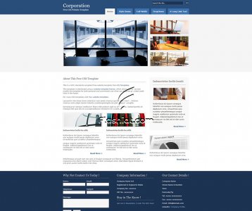 Corporation - Free XHTML & CSS Template