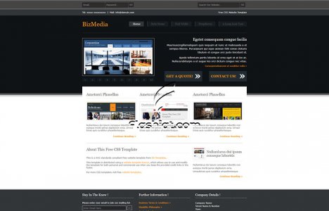 BizMedia - Free XHTML & CSS Template