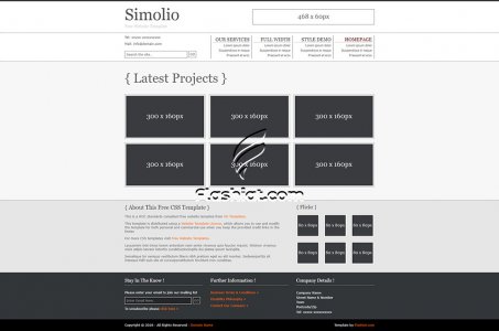 Simolio - Free XHTML & CSS Template