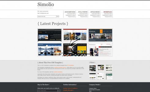 Simolio - Free XHTML & CSS Template