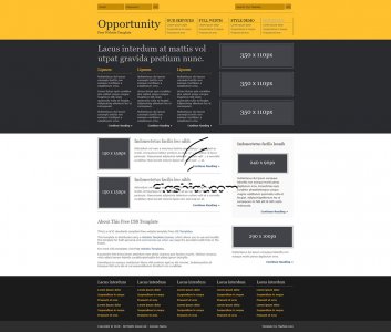 Opportunity - Free XHTML & CSS Template