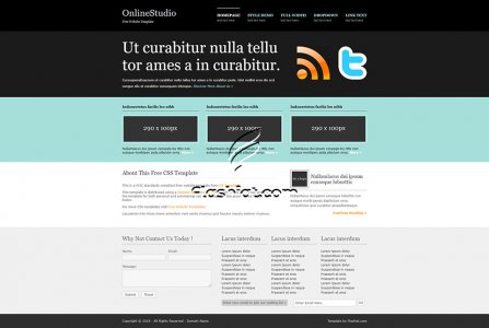 OnlineStudio - Free XHTML & CSS Template