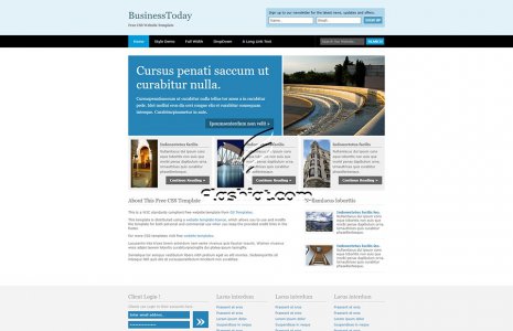 BusinessToday - Free XHTML & CSS Template
