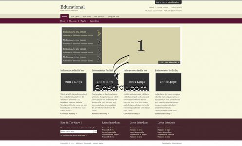 Educational - Free XHTML & CSS Template