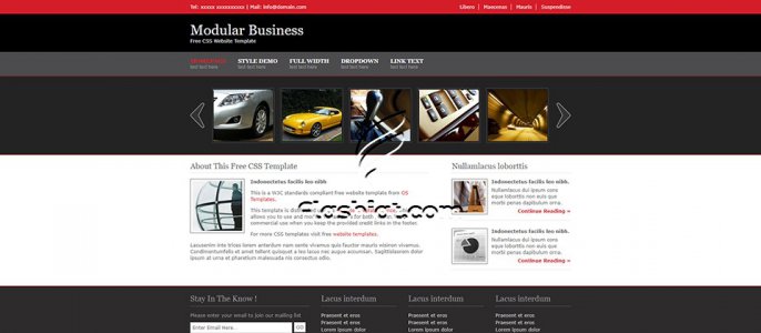 Modular Business - Free XHTML & CSS Template