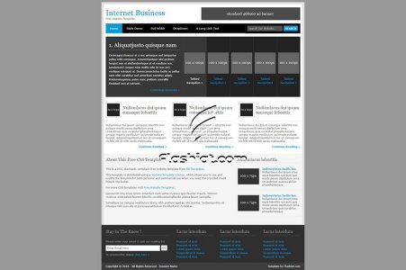 Internet Business - Free XHTML & CSS Template