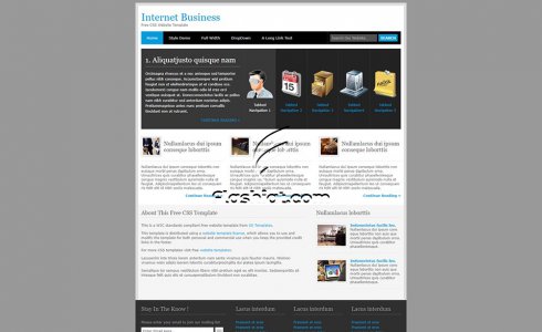 Internet Business - Free XHTML & CSS Template