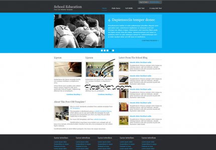 School Education - Free XHTML & CSS Template