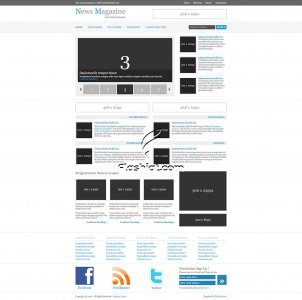 News Magazine - Free XHTML & CSS Template