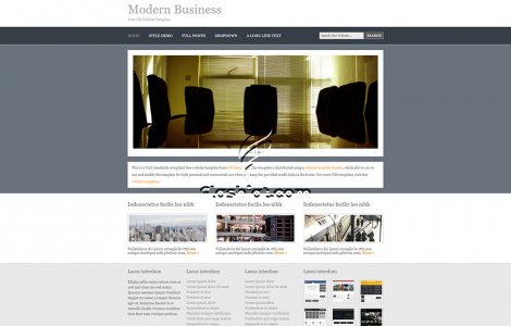 Modern Business - Free XHTML & CSS Template