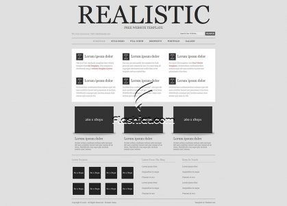 Realistic - Free XHTML & CSS Template