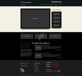 PhotoTeam - Free XHTML & CSS Template
