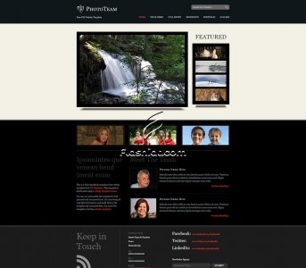 PhotoTeam - Free XHTML & CSS Template