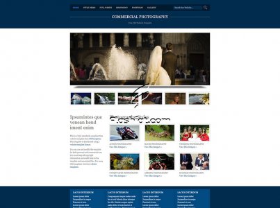 Commercial Photography - Free XHTML & CSS Template