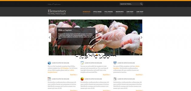 Elementary - Free HTML5 & CSS Template