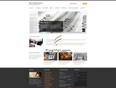 Revolutionary - Free HTML5 & CSS Template