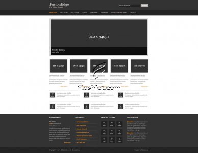 FusionEdge - Free HTML5 & CSS Template