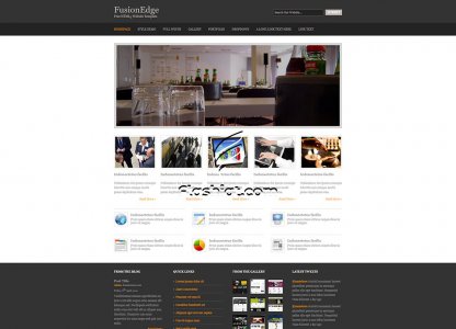 FusionEdge - Free HTML5 & CSS Template