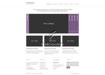 Simplistic - Free HTML5 & CSS Template