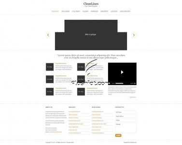 CleanLines - Free HTML5 & CSS Template