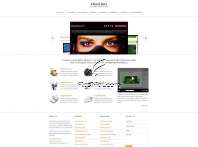 CleanLines - Free HTML5 & CSS Template