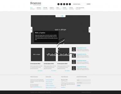 Symfoni - Free HTML5 & CSS Template