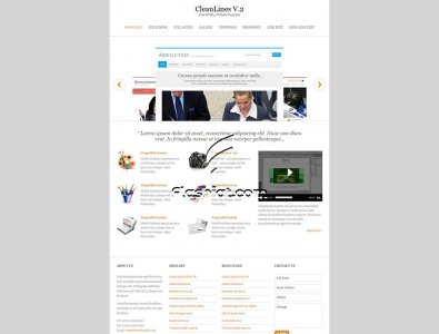CleanLines V.2 - Free HTML5 & CSS Template