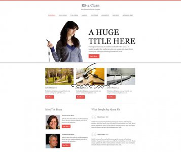 RS-4 Clean - Free HTML5 & CSS Template