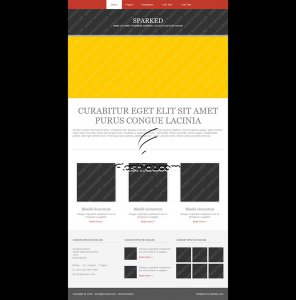Sparked - Free HTML5 & CSS Template