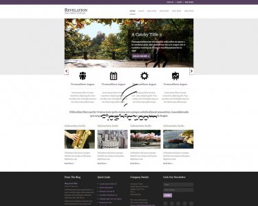 Revelation - Free HTML5 & CSS Template