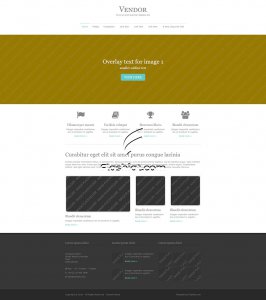 Vendor - Free HTML5 & CSS Template
