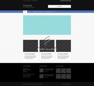 Vortex - Free HTML5 & CSS Template