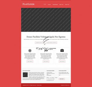 FlatLiner - Free HTML5 & CSS Template