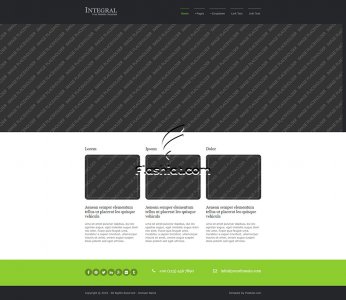 Integral - Free HTML5 & CSS Template