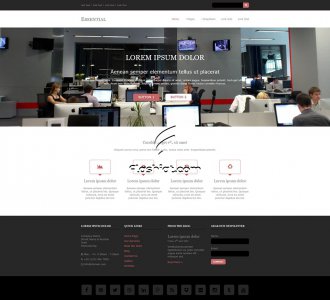 Essential - Free HTML5 & CSS Template