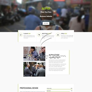 Alpha - Free HTML5 & CSS Template