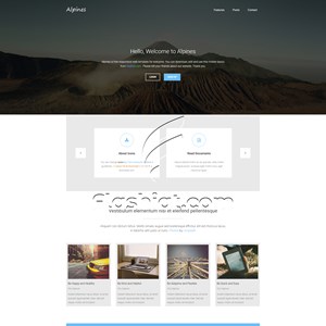 Alpines - Free HTML5 & CSS Template