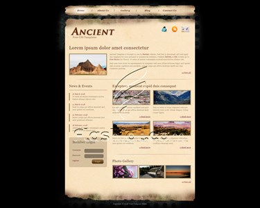 Ancient 2 - Free XHTML & CSS Template