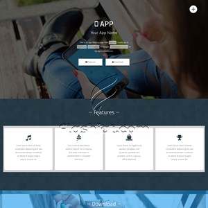 App Landing - Free HTML5 & CSS Template