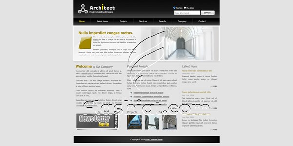 Architect - Free XHTML & CSS Template